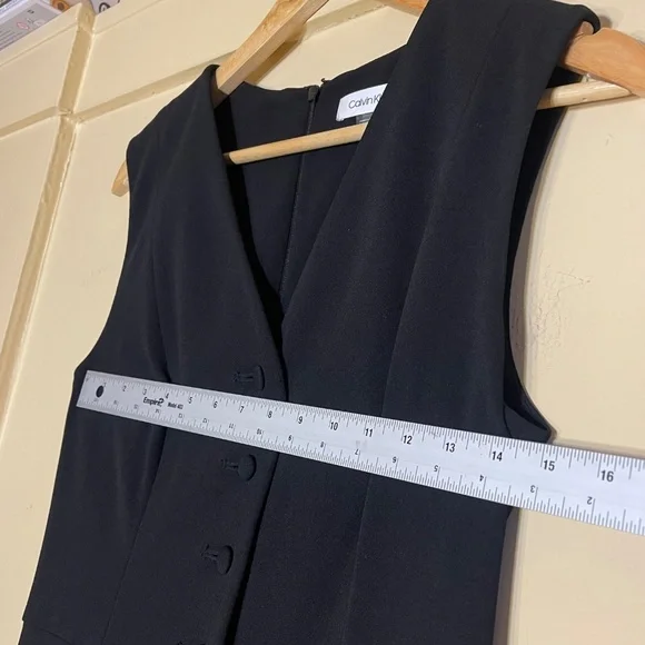 Calvin Klein Black Sleeveless Dress - Picture 10 of 11